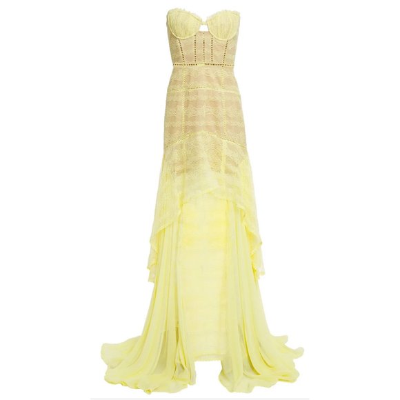 JONATHAN SIMKHAI Strapless Long Dress w/ Tags Size: S | US 4 SUPER RARE - Picture 4 of 10